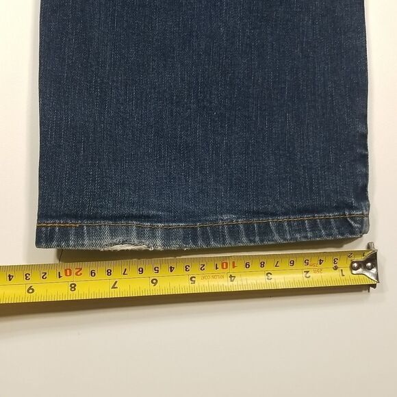 Levi’s 514 Jeans Men's Size 36/32 Slim Straight Leg 5 Pocket Denim Blue - Picture 7 of 9